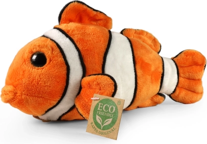 Plyšová ryba klaun očkatý 25 cm eco-friendly