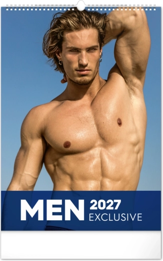 Nástěnný kalendář Men Exclusive 2027, 33 × 46 cm