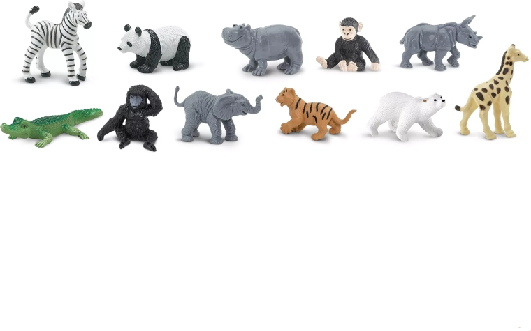 Safari Ltd. mláďata ze ZOO – sada figurek