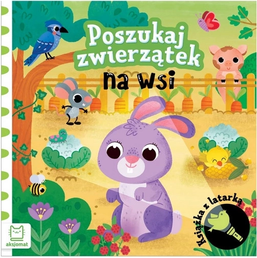 Hledej zvířátka na farmě – kniha s papírovou baterkou