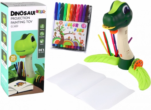 Projektor pro kreslení Dino se zvuky a doplňky
