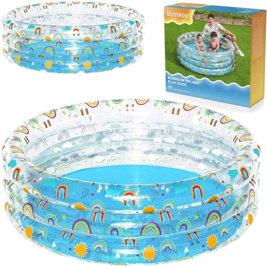 Nafukovací dětský bazén Duha 150 × 53 cm Bestway
