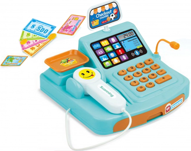 Dětská pokladna s efekty 15 cm