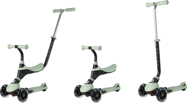 Stabilní tříkolová konstrukce a bezpečné ovládání