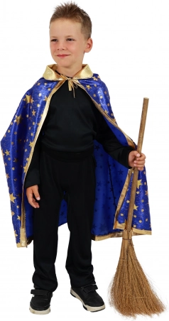 Dětský kouzelnický plášť s hvězdami