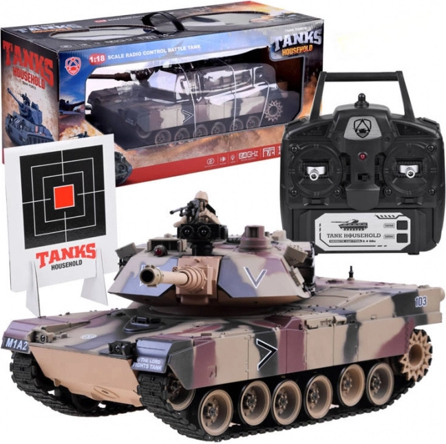 Zdalně ovládaný tank US M1A2 1:18