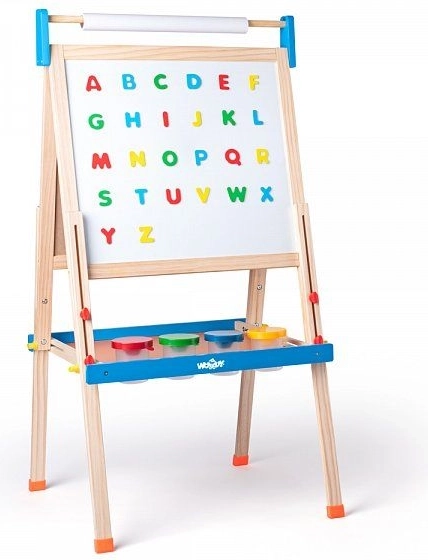 Dětská oboustranná magnetická a křídová tabule