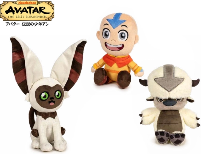 Avatar: Legenda o Aangovi plyšová hračka 21 cm – Aang, Momo nebo Appa