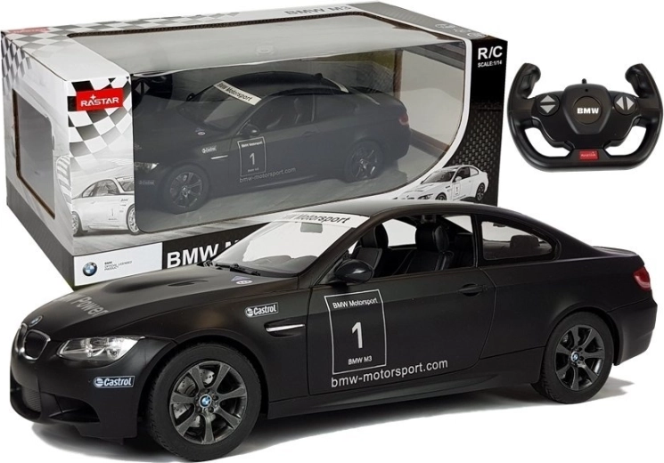 Rastar R/C Auto BMW M3 1:14 Černé na Dálkové Ovládání