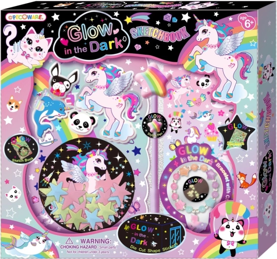 Tajný deník svítící ve tmě pro děti