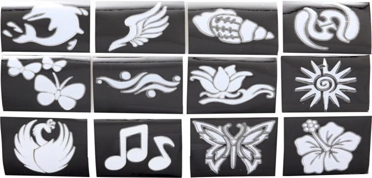 12 šablon pro originální motivy