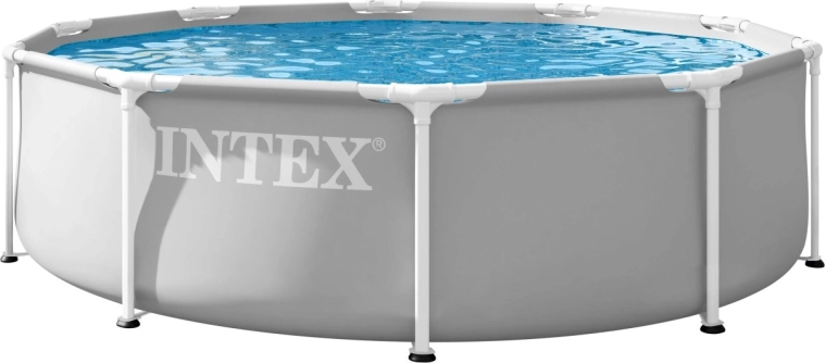 Intex zahradní bazén s rámovou konstrukcí 305 × 76 cm šedý