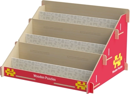 Velký dřevěný stojan na puzzle BIGJIGS TOYS