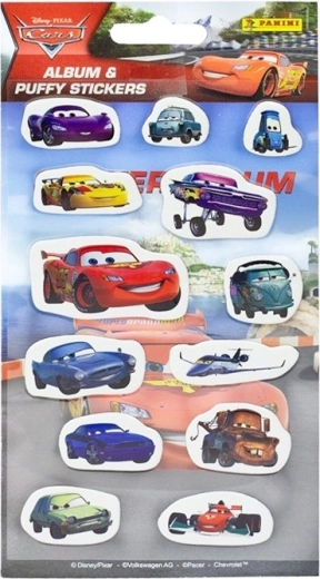 Panini album s pěnovými 3D samolepkami Disney Cars - 1 kus