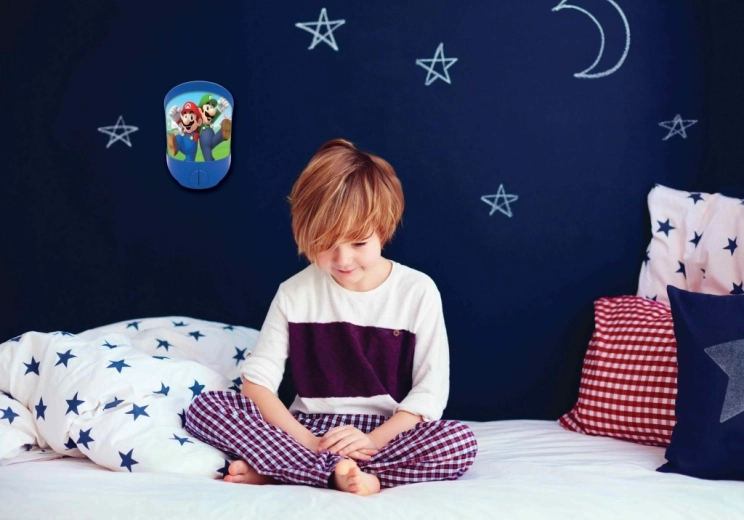 Jemné LED osvětlení pro klidné usínání