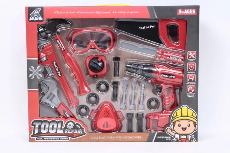Dětská sada nářadí s vrtačkou na baterie