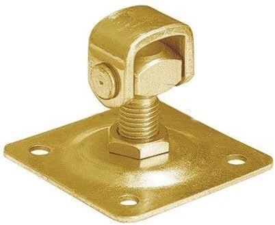 Stavitelný závěs k přišroubování M20 × 100 mm, žlutě pozinkovaný