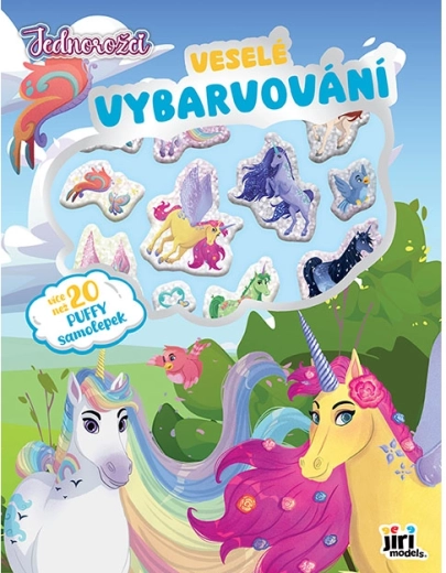 Veselé vybarvování se super samolepkami – jednorožci