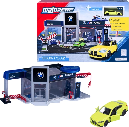 Majorette BMW showroom herní sada s autem BMW M3