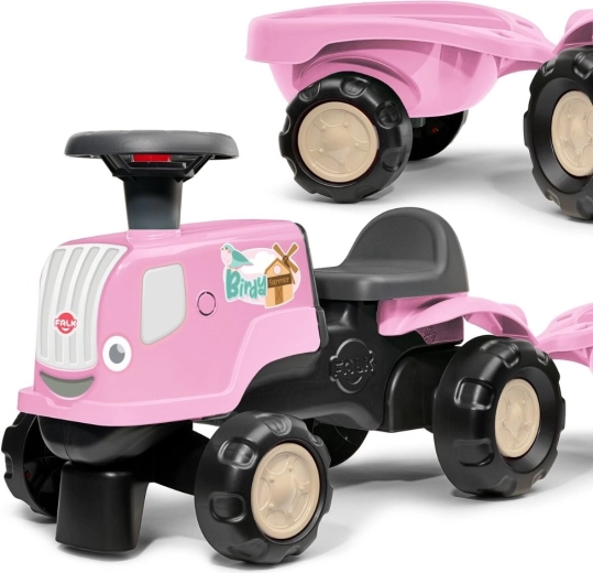 Odrážedlo traktor s přívěsem FALK Birdy Farm pro děti 1–3 roky