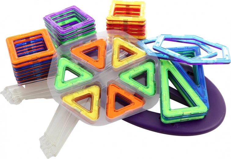 72 barevných magnetických dílků