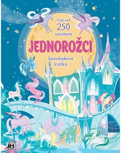 Velká samolepková knížka 5+ jednorožci