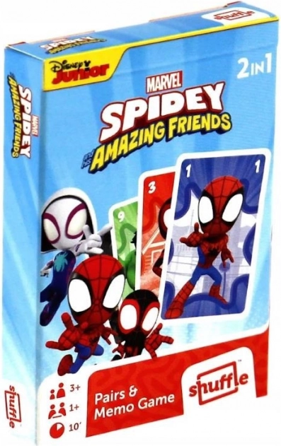 Karty Černý Petr a pexeso Spidey