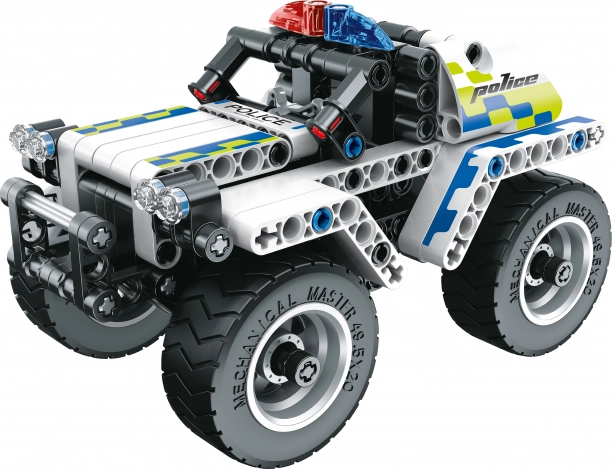 Stavebnice policejního auta 16 cm