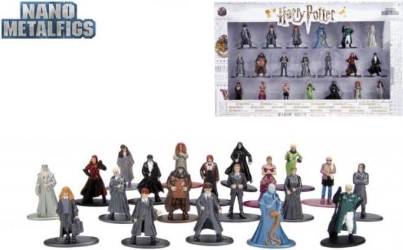 Kovové nanofigurky HARRY POTTER – sada 20 ks