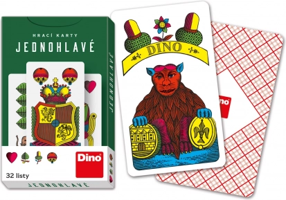 Mariášové karty Dino jednohlavé