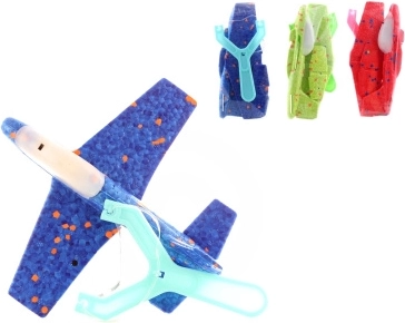 Vystřelovací házecí letadlo s LED světlem na baterie