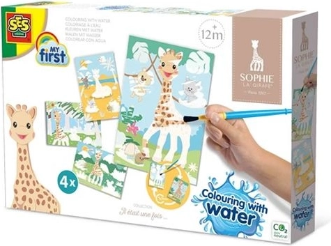 Ses Sophie la girafe kouzelné malování vodou