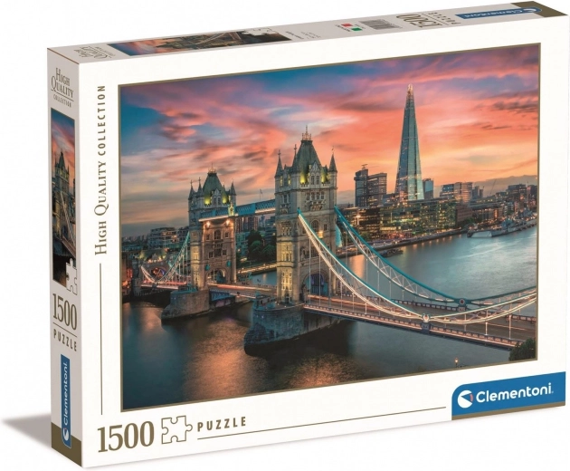 Puzzle 1500 dílků CLEMENTONI – Londýn za soumraku