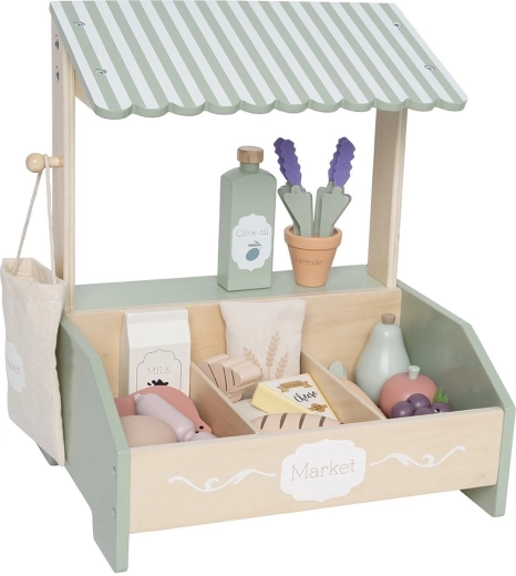 Jabadabado mini market – dřevěný stánek s potravinami