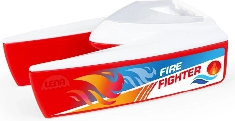 Hasičská loďka Katamarán