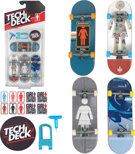 Tech Deck fingerboardy Girl Skate - 4 ks