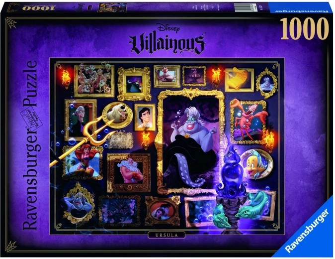 Ravensburger puzzle Villainous: Ursula 1000 dílků