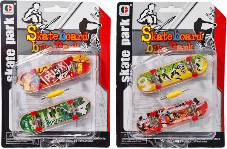 Fingerboard set mini prstových skateboardů s nářadím