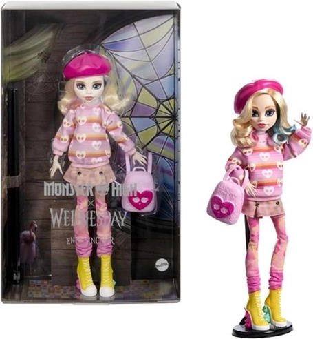 Monster High panenka Enid Sinclair inspirovaná seriálem Wednesday