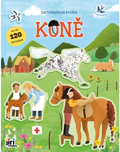 Samolepková knížka Koně