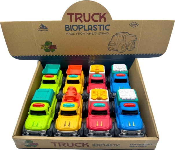 Bioplastic mini náklaďák Truck 11 cm – různé druhy