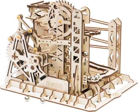ROKR dřevěná kuličková dráha Explorer – 3D puzzle