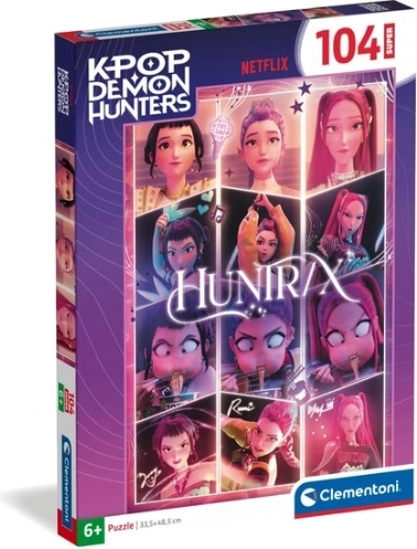 Clementoni puzzle Super K-Pop Demon Hunters 104 dílků