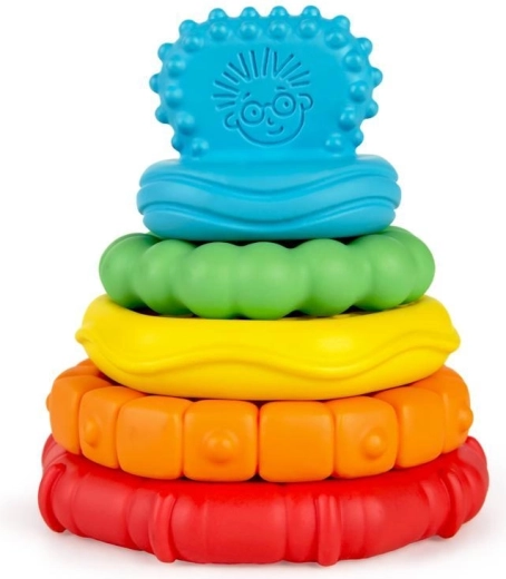 Baby Einstein stohovací kousátka 2v1 Stack & Teethe pro miminka