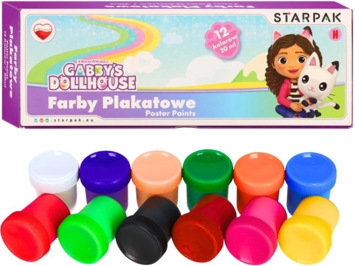 Plastelína Gabby's Dollhouse – sada 12 barev