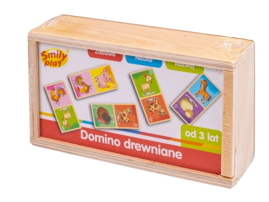 Smily Play dřevěné domino Farma