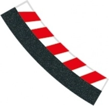 vnitřní krajnice pro zatáčku 3/30° pro autodráhy Carrera Evolution, Digital 132 a Digital 124