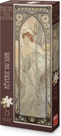 Dino panoramatické puzzle Alfons Mucha – Snění večera (75 dílků)