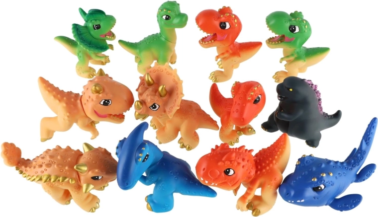 Různé dinosauří druhy