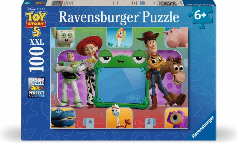 Ravensburger puzzle Toy Story: Příběh hraček 5 XXL (100 dílků)